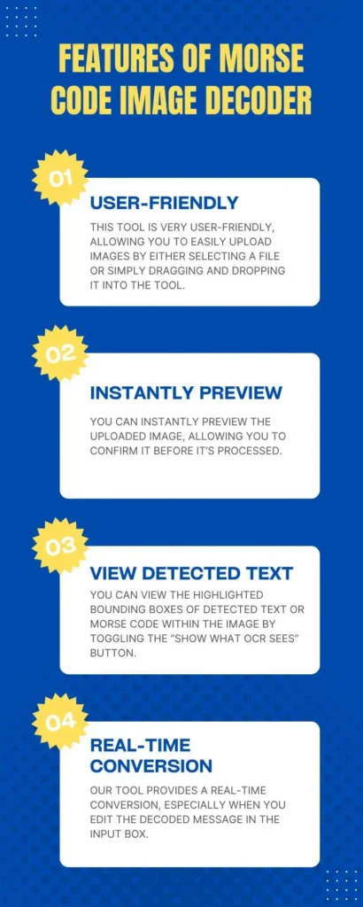 features of image decoder tool