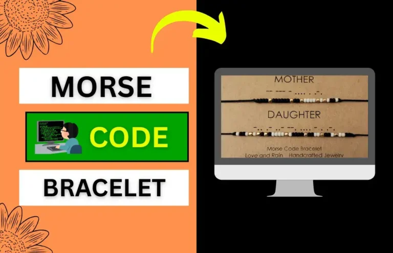 Morse code bracelet jewelry
