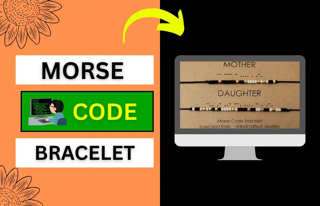 Morse code bracelet jewelry
