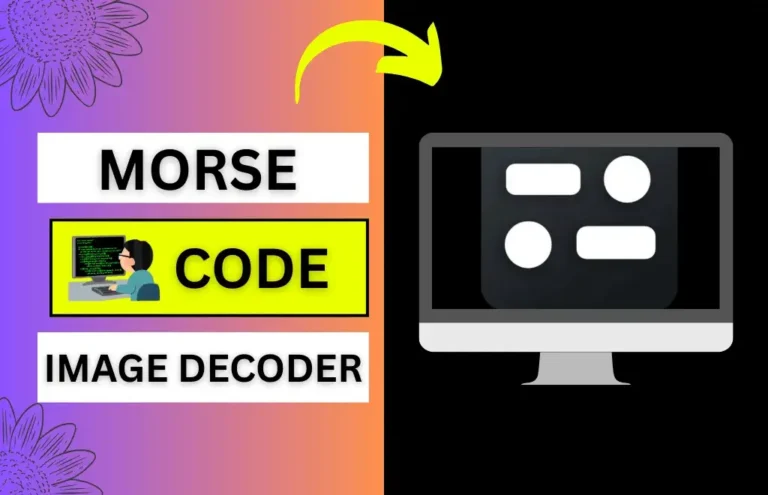 morse code image decoder